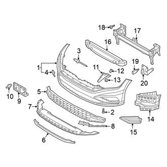 Volkswagen OE - Front Bumper & Grille - Bumper & Components (GLI Autobahn / GLI S)