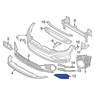 Volkswagen OE - Front Left Grille