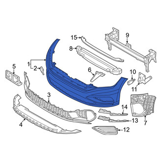 Volkswagen OE - Front Bumper Cover