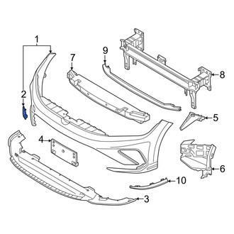 Volkswagen OE - Front Tow Eye Cap