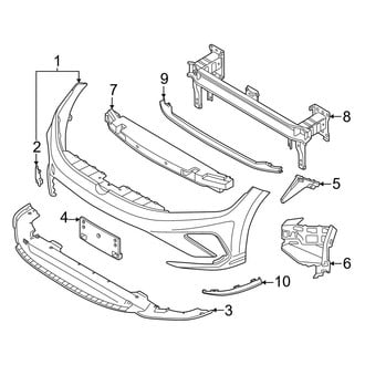 Volkswagen OE - Front Bumper & Grille - Bumper & Components