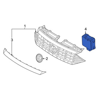 Volkswagen OE - Front Cruise Control Distance Sensor