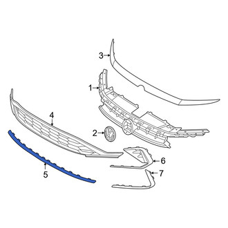 Volkswagen OE - Front Lower Grille Molding