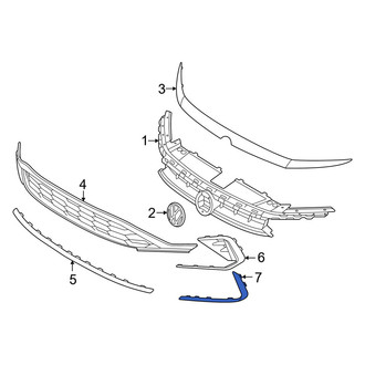 Volkswagen OE - Front Grille Molding