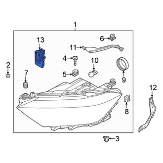 Volkswagen OE - Front Left Headlight Bulb