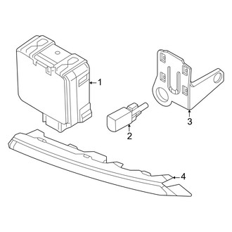Volkswagen OE - Front Bumper & Grille - Electrical Components