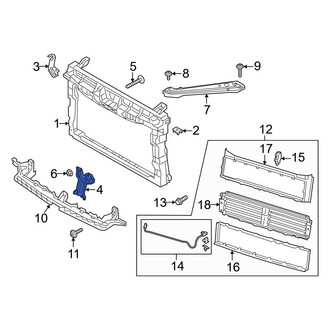 Volkswagen OE - Hood Latch Support
