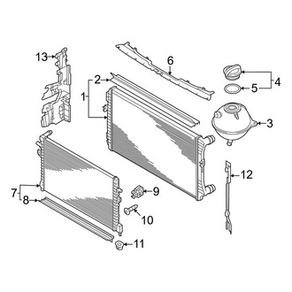 Volkswagen OE - Cooling - Radiator & Components