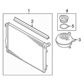 Volkswagen OE - Cooling - Radiator & Components (GLI Autobahn / GLI S)