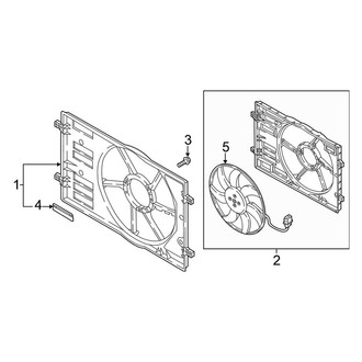 Volkswagen OE - Cooling Fan (R-Line / S / SE / SEL / SEL Premium)