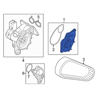Volkswagen OE - Engine Water Pump