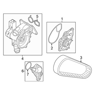 Volkswagen OE - Cooling - Water Pump (Main), (GLI 40th Anniversary Edition / GLI Autobahn)