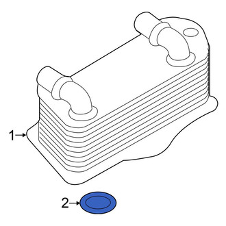 Volkswagen OE - Automatic Transmission Oil Cooler O-Ring
