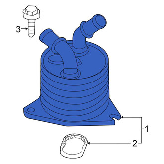 Volkswagen OE - Automatic Transmission Oil Cooler