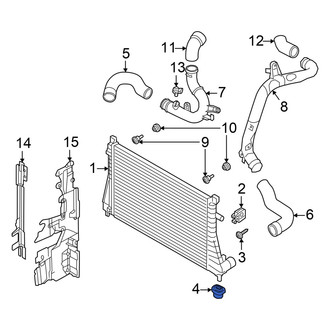 Volkswagen OE - Radiator Insulator