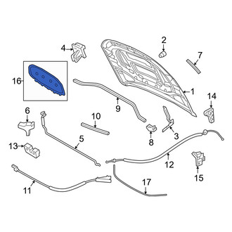 Volkswagen OE - Hood Insulation Pad