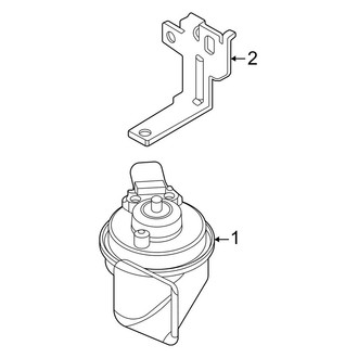 Volkswagen OE - Electrical - Horn (Duel Tone), (GLI Autobahn / GLI S / R-Line / S / SE / SEL / SEL Premium)