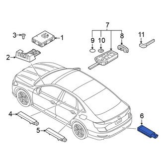 Volkswagen OE - Rear Lower Keyless Entry Antenna
