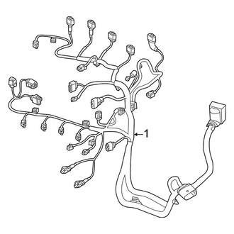 Volkswagen OE - Electrical - Wiring Harness (Automatic Dual Clutch Tr)