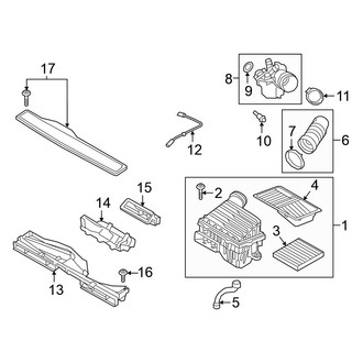 Volkswagen OE - Engine / Transaxle - Air Intake (1.4L)