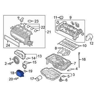 Volkswagen OE - Engine Oil Cooler