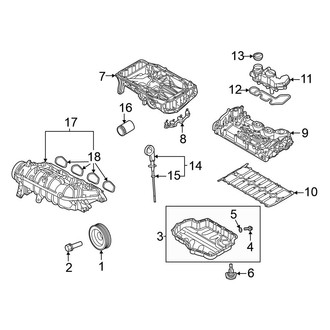 Volkswagen OE - Engine / Transaxle - Engine Parts (S / SE / SEL / Sport)