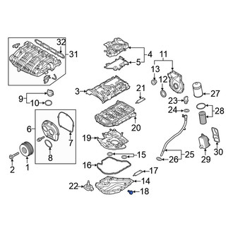 Volkswagen OE - Engine Oil Drain Plug