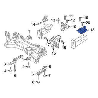 Volkswagen OE - Left Automatic Transmission Mount
