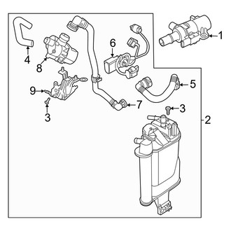 Volkswagen OE - Emission System - Emission Components (1.5L)