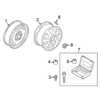 Volkswagen OE - Wheels & Trim (18"), (GLI Autobahn / GLI S / SE / SEL)