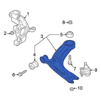 Volkswagen OE - Front Right Suspension Control Arm