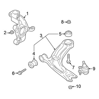 Volkswagen OE - Front Suspension - Suspension Components (S / SE / SEL / Sport)