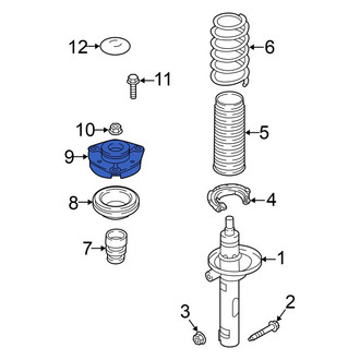 Volkswagen OE - Front Suspension Strut Mount