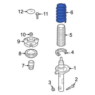 Volkswagen OE - Front Coil Spring