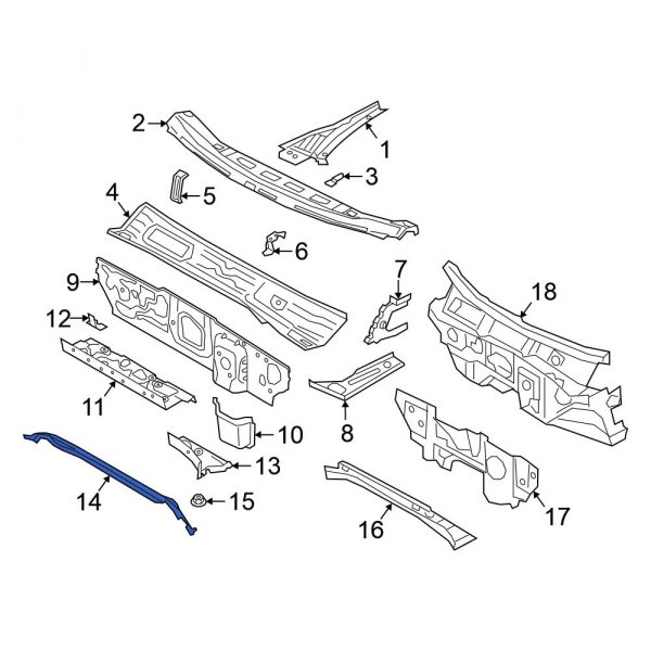 Cowl Crossmember