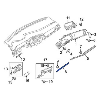 Volkswagen OE - Instrument Panel Trim Panel