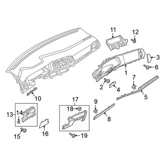 Volkswagen OE - Instrument Panel Components