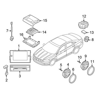 Volkswagen OE - Instrument Panel - Sound System