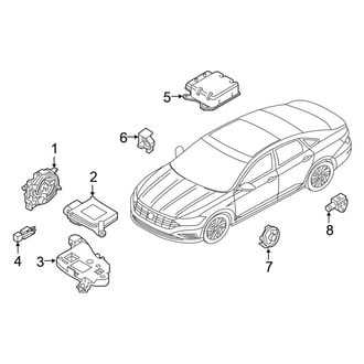 Volkswagen OE - Restraint Systems - Air Bag Components (Modules and Sensors)