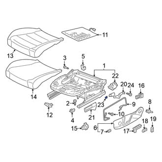 Volkswagen OE - Left Seat Back Recliner Adjustment Handle Clip
