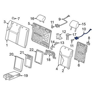 Volkswagen OE - Rear Left Folding Seat Release Cable