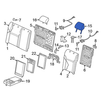 Volkswagen OE - Front Left Headrest