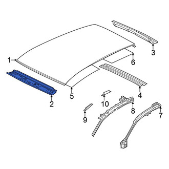 Volkswagen OE - Front Roof Header Panel