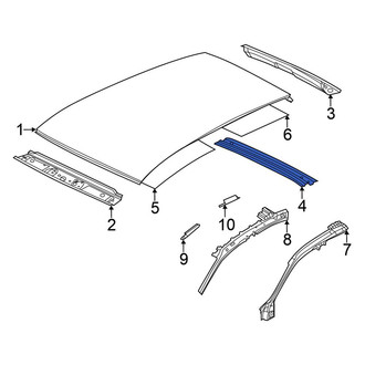 Volkswagen OE - Roof Panel Reinforcement