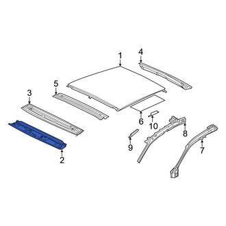Volkswagen OE - Front Roof Header Panel