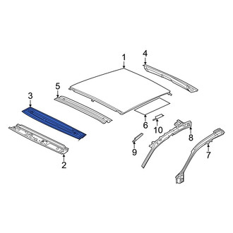 Volkswagen OE - Front Roof Panel Reinforcement