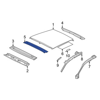 Volkswagen OE - Roof Panel Reinforcement