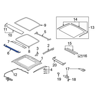 Volkswagen OE - Sunroof Frame Bracket