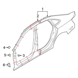 Volkswagen OE - Pillars, Rocker & Floor - Aperture Panel