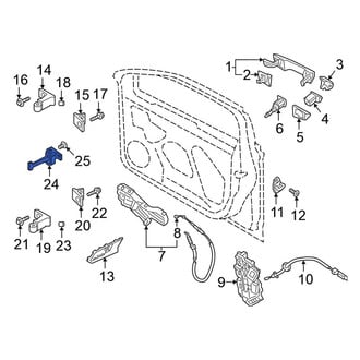 Volkswagen OE - Front Door Check